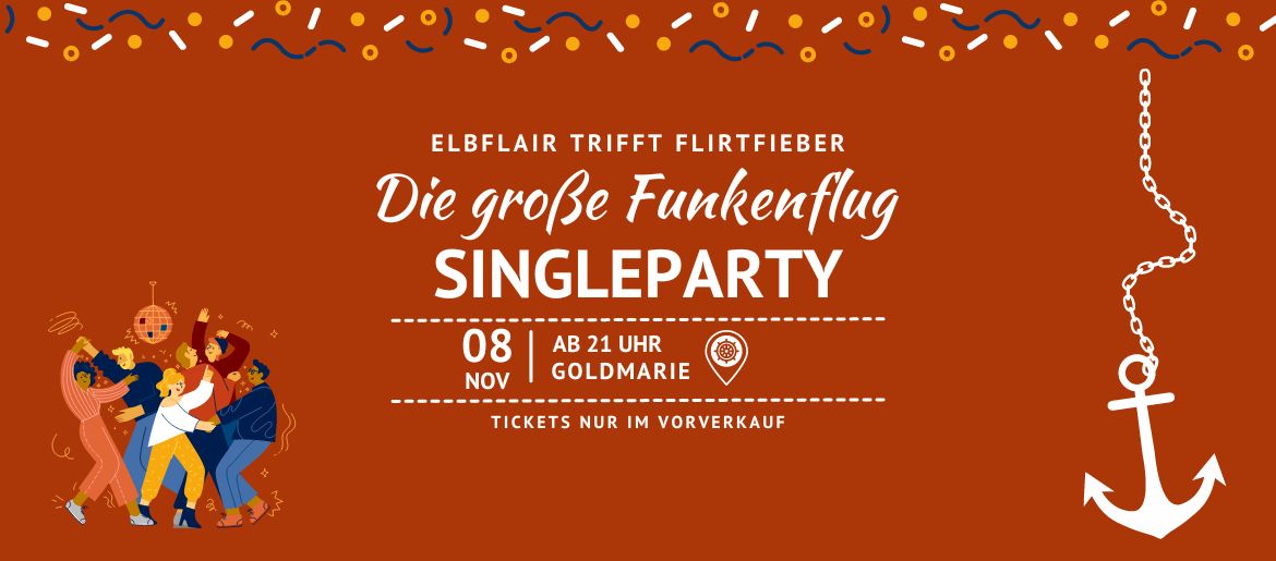 Die große Funkenflug Singleparty in Hamburg